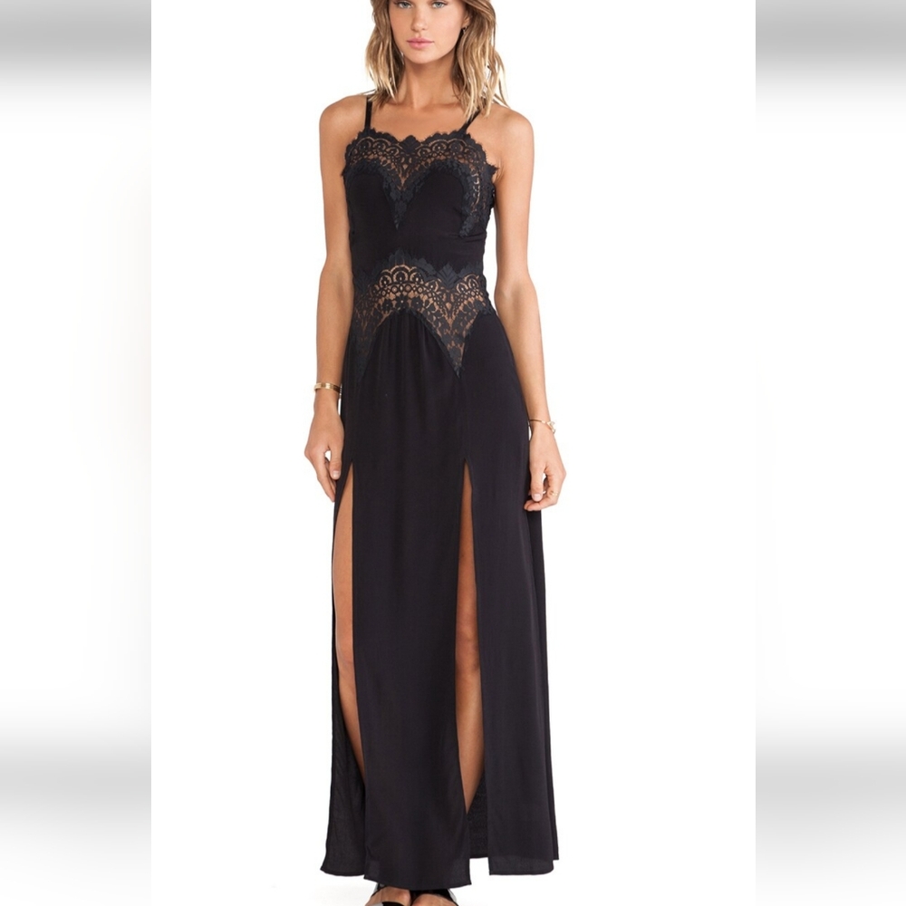 🍋**Pics Updated!!**For Love & Lemons Bourbon Lace Maxi Dress - Picture 16 of 16